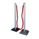 Kit poteaux et corde de rception longueur 2 m