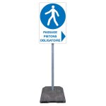 Kit de signalisation temporaire passage pi�tons droite