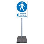 Kit de signalisation temporaire passage pi�tons gauche