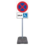 Kit de signalisation temporaire stationnement handicap