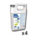 Lot de 4 gels hydroalcooliques en bidon 5 l