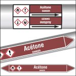 Marqueurs de tuyauterie clp actone
