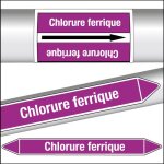 Marqueurs de tuyauterie clp chlorure ferrique