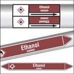 Marqueurs de tuyauterie clp ethanol