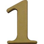 Numros de maison en laiton ou zamak