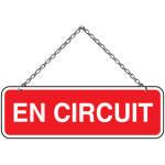 Panneau 250 x 80 mm en circuit - hors circuit