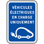 Panneau alu v�hicules en charge uniquement