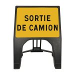 Panneau chantier monobloc sortie de camion kc1sc