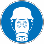 Panneau port obligatoire casque et masque respiratoire