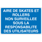 Panneau pvc aire de skates non surveill�e