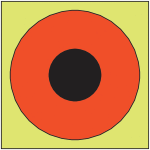 Panneau pvc photolum indicateur alarme � feu 150x150 mm