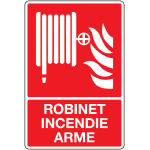 Panneau pvc robinet d'incendie arm� (ria)