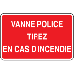 Panneau pvc vanne police 250 x 160 mm