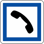 Panneau routier cabine tlphonique pub ce2b