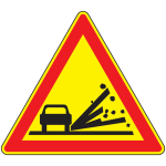 Panneau sans pied projections de gravillons cl 1 ou 2