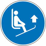Panneau les skis doivent tre relevs