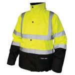 Parka haute visibilit� eco bandes r�tror�fl�chissantes