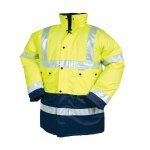 Parka de travail chaude haute visibilit