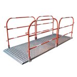 Passerelle de chantier transportable