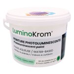 Peinture photoluminescente base eau haute performance