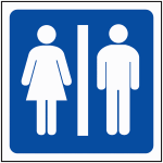 Pictogramme toilettes hommes / femmes