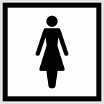 Plaques et autocollants couleur femme