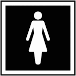 Plaques et autocollants couleur femme