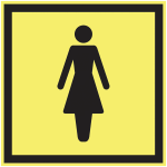 Plaques et autocollants couleur femme