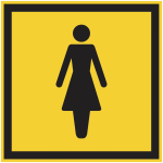 Plaques et autocollants couleur femme