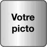 Plaque carre ou rectangulaire en couleur hors standard