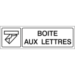 Plaque grave boite aux lettres