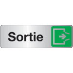 Plaque rectangulaire couleur sortie fl�che ext�rieure