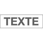 Pochoirs polypropyl�ne et papier votre texte 7 lettres