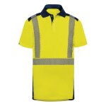 Polo de travail respirant manches courtes