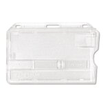 Porte - badge transparent � glissi�re