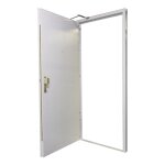 Porte blinde en acier avec paroi ignifuge