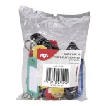 Porte - cls tiquette souples aux couleurs assorties