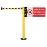Portillon personnalisable avec poteau  sangle