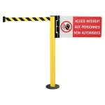 Portillon personnalisable avec poteau � sangle