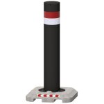 Poteau mobile avec socle bton