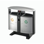 Poubelles acier design