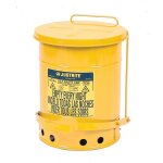 Poubelles d'atelier anti - feu avec ouverture � p�dale