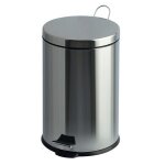 Poubelle  pdale en inox