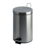 Poubelle  pdale en inox