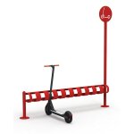 Range - trottinettes 10 places avec panneau