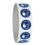 Rouleau de pictos iso 7010 masque obligatoire - m016