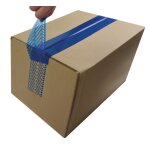 Ruban emballage discret de s�curit� avec adh�sif transfert