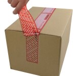 Ruban emballage de s�curit� avec adh�sif transfert