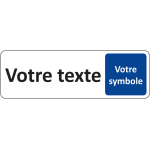 Signal�tique de porte  eco , fond blanc