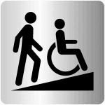Signaltique de porte iso 7001 rampes d'accs